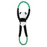 Zippy Paws RopeTugz panda rope dog toy squeaky tug toy for strong and fun playtime
